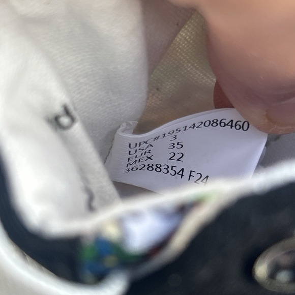 GroundUp Big Kids Size 3 Super Mario Brothers Vans Style Lace Up Shoes - Picture 8 of 8